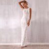 Luxury Sequined Maxi Celebrity Evening Runway Party Dress