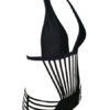 Monokini Swimsuit High Waisted Strappy One Piece Women's Bathing Suits - Image 3