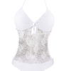 Monokini Swimsuit Semi Sheer Back Tie One Piece Women's Bathing Suits - Image 2
