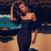 New Bodycon Lace Bandage Vestido Sexy Off Shoulder Club Women Party Dress