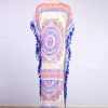 Plus Size Cover Ups Women Tassel Printed Beach Bathing Suit - Image 4