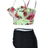 Plus Size Floral Printed Vintage High Waist Swimwear - Image 6