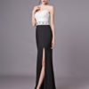 Prom Dresses Strapless Beading High Split Sexy Formal Evening Dress - Image 3