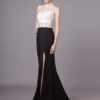 Prom Dresses Strapless Beading High Split Sexy Formal Evening Dress - Image 5