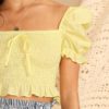 Square Neck Slim Fit Beautiful Boho Blouse - Image 5