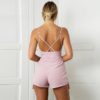 Sexy Backless Short Jumpsuits Beach Party Overalls Rompers - Image 5