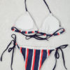 Sexy Bikini Swimsuit Women Rainbow Stripe Low Waist Beach Bathing Suit - Image 3