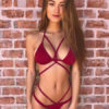 Sexy Bikini Swimwear Halter Strappy Triangle Bikini - Image 6