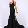 Sexy Deep V Mermaid Evening Dress Inspired by Charlize Theronk at Oscar - Image 3