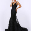 Sexy Deep V Mermaid Evening Dress Inspired by Charlize Theronk at Oscar - Image 4