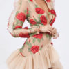 Sexy Rose Flower Embroidered Birthday Party Dresses - Image 2