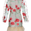 Sexy Rose Flower Embroidered Birthday Party Dresses - Image 3