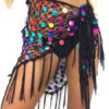 Sexy Sarong Sequins Fringe Brocade Cover Up - Image 5