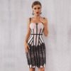 Sexy Summer Women Bodycon Lace Club Midi Celebrity Party Dress - Image 2
