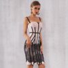 Sexy Summer Women Bodycon Lace Club Midi Celebrity Party Dress - Image 5