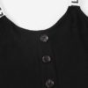 Sleeveless Letter Print Straps Women Summer Casual Bodysuits - Image 4