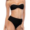 Strapless High Waist Sexy Cami Style Bikinis Swimwear For Women - Image 2