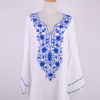 Swimsuit Cover Ups Long Sleeve Sheer Printed Women Beach Bathing Suit - Image 3