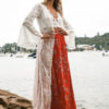 White Cover Up Sheer Bell Sleeve Open Front Plus Size Sexy Bathing Suit
