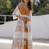White Cover Up Women Lace Sheer Open Front Beach Dress