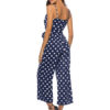 Wide Leg Jumpsuit Polka Dot Straps Women Vintage Jumpsuit - Image 5
