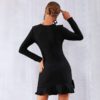 Women Bandage Sexy Vestidos Mini Club Dress - Image 6