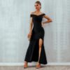 Women Bandage Vestidos Celebrity Long Maxi Party Dress - Image 3