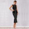 Women Bandage Vestidos Sexy Luxury Evening Bodycon Party Dresses - Image 2