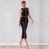 Women Bandage Vestidos Sexy Luxury Evening Bodycon Party Dresses - Image 3