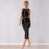 Women Bandage Vestidos Sexy Luxury Evening Bodycon Party Dresses - Image 4