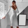 Women Bodycon Bandage Vestidos Celebrity Evening Party Club Dress - Image 6