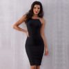 Women Bodycon Sexy Backless Evening Party Dress - Image 6