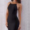 Women Bodycon Sexy Backless Evening Party Dress - Image 7