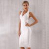 Women Bodycon Sexy Halter Vestidos Evening Party Dress - Image 3