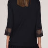 Women Casual Solid Color Lace Patchwork Blouse - Image 3