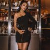 Women Celebrity Sexy Mini Bodycon Club Dress