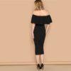 Women Elegant Bodycon Glamorous Midi Party Dress - Image 3
