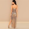 Women Sexy Backless Modern Lady Maxi Dress - Image 2