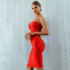 Women Sexy V Neck Sleeveless Luxury Club Party Dress - Image 2