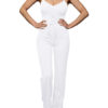 Women Summer Jumpsuit Straps Long Straight Leg Casual Jumpsuit - Image 5