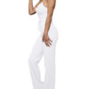 Women Summer Jumpsuit Straps Long Straight Leg Casual Jumpsuit - Image 6