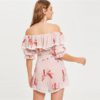 Beach Style Bishop Sleeve Half Sleeve Rompers - Image 2