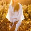 Boho Dress Plus Size Long Sleeve Maxi Dress Women Beach Dress - Image 2