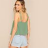 Casual Party Spaghetti Strap Cami Plain Top - Image 4