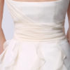 Elegant A-line Bright Silk Chiffon Ruffle Strapless Dress - Image 8