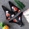 Floral Bikini Set Push Up Padded Bra Swimwear - Image 2