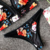 Floral Bikini Set Push Up Padded Bra Swimwear - Image 4