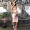 Floral Ruffles Patchwork Spaghetti Strap Club Dress - Image 5