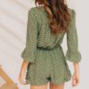 Girl Casual Holiday Fashion High Waist Jumpsuit Playsuits - Image 5