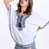 Half Sleeves Lace Up Top - Image 5